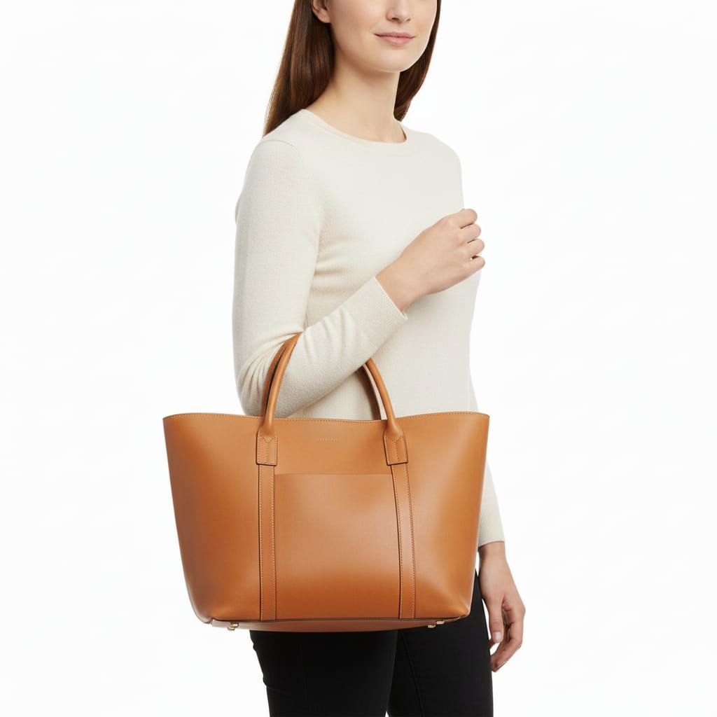 Full-Grain Executive Travel Tote