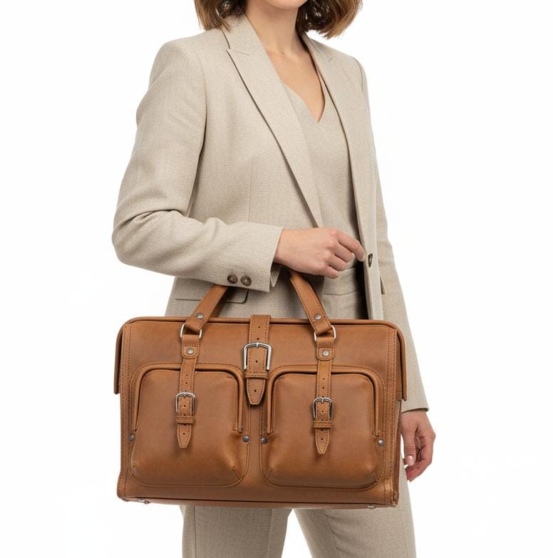 Heritage Deep-Front Full-Grain Travel Duffel