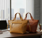 Everyday Luxe Leather Tote with Adjustable Strap