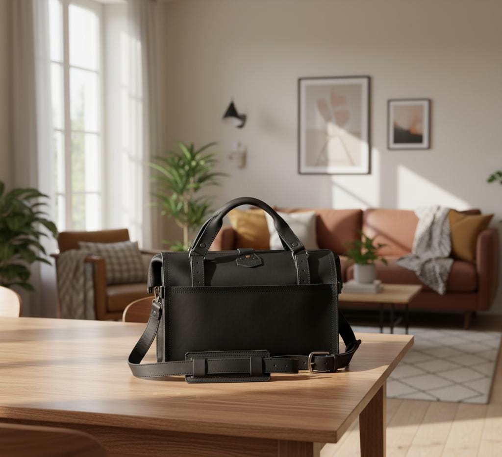 Heritage Leather Weekender Travel Duffel