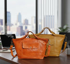 Everyday Luxe Leather Tote with Adjustable Strap