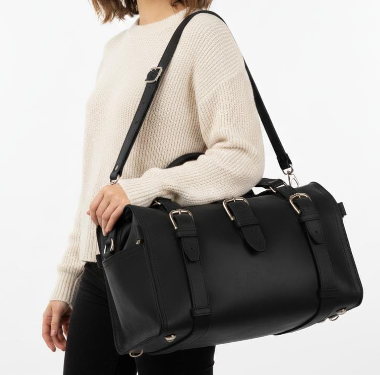 Heritage Leather Weekender Travel Duffel