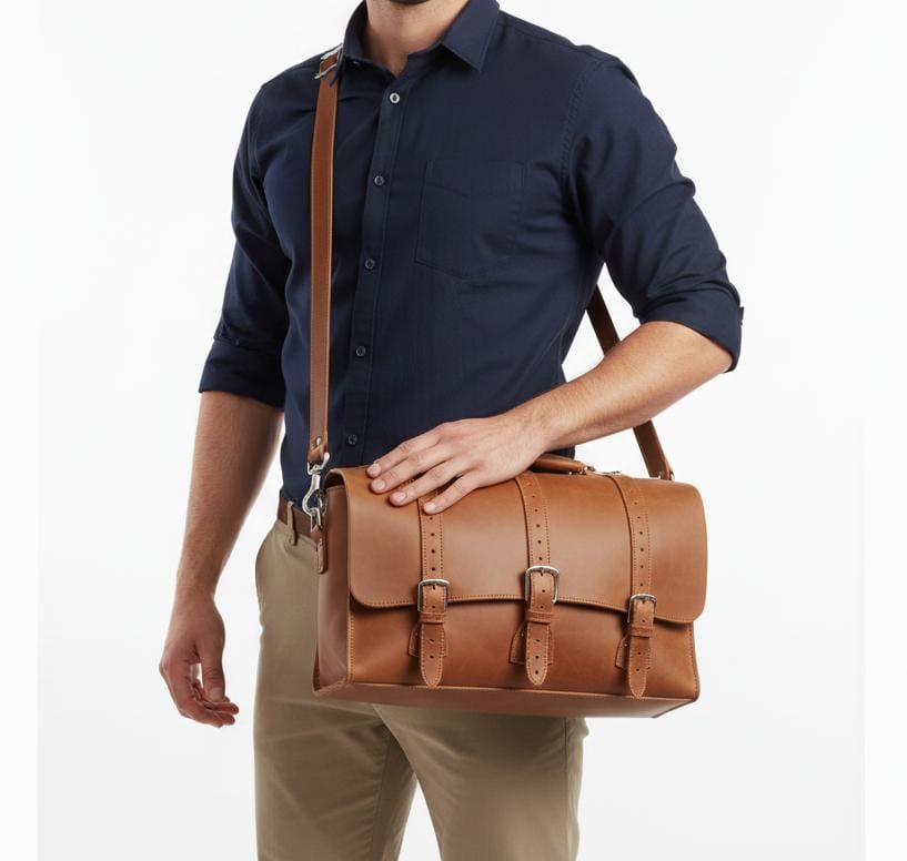 Heritage Full-Grain Leather Travel Duffle