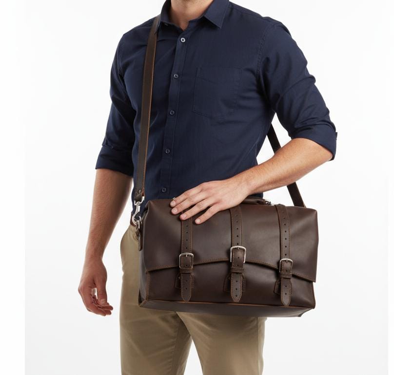 Heritage Full-Grain Leather Travel Duffle