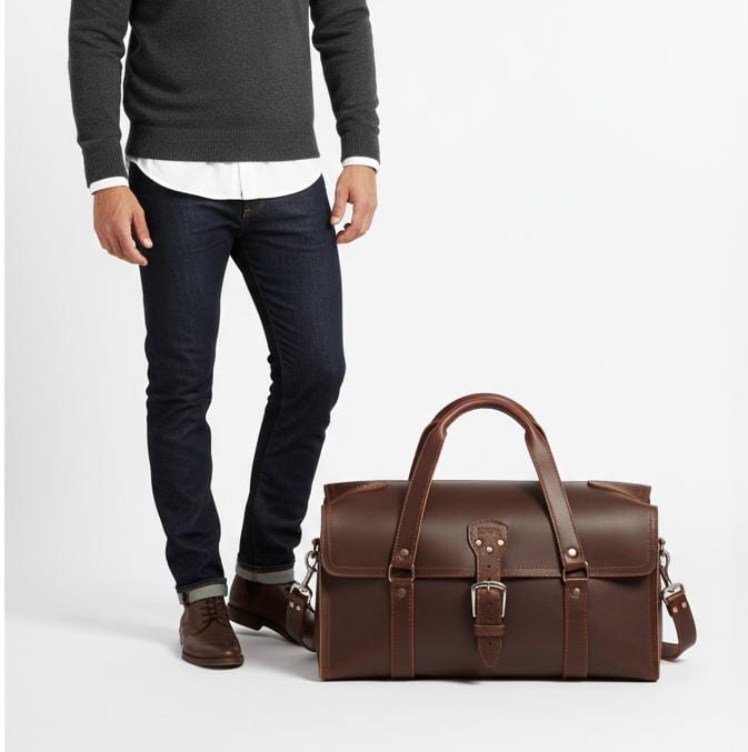 Heritage Compact Leather Duffel Bag