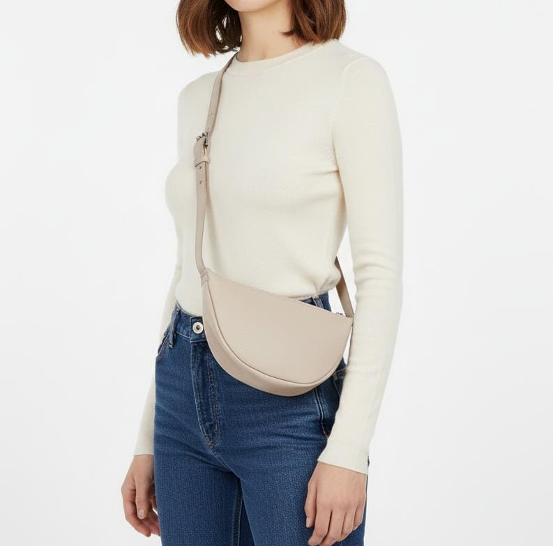 Adjustable Leather Sling Crossbody