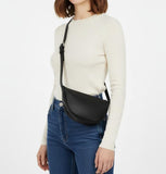 Women’s Leather Sling Crossbody Bag with Adjustable Strap