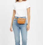Everyday Leather Travel Belt Bag – Hands-Free Crossbody