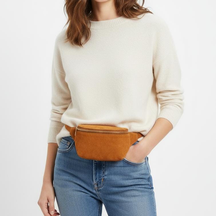 Rustic Leather Sling Bag