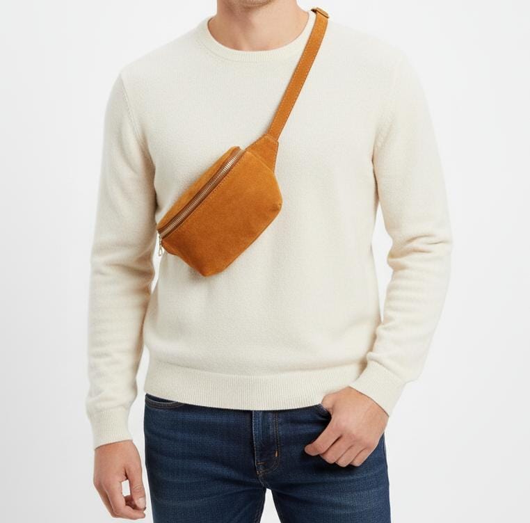 Rustic Leather Sling Bag