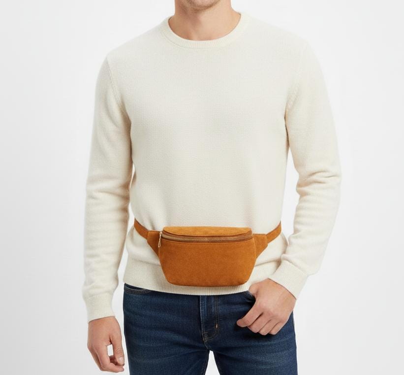 Rustic Leather Sling Bag