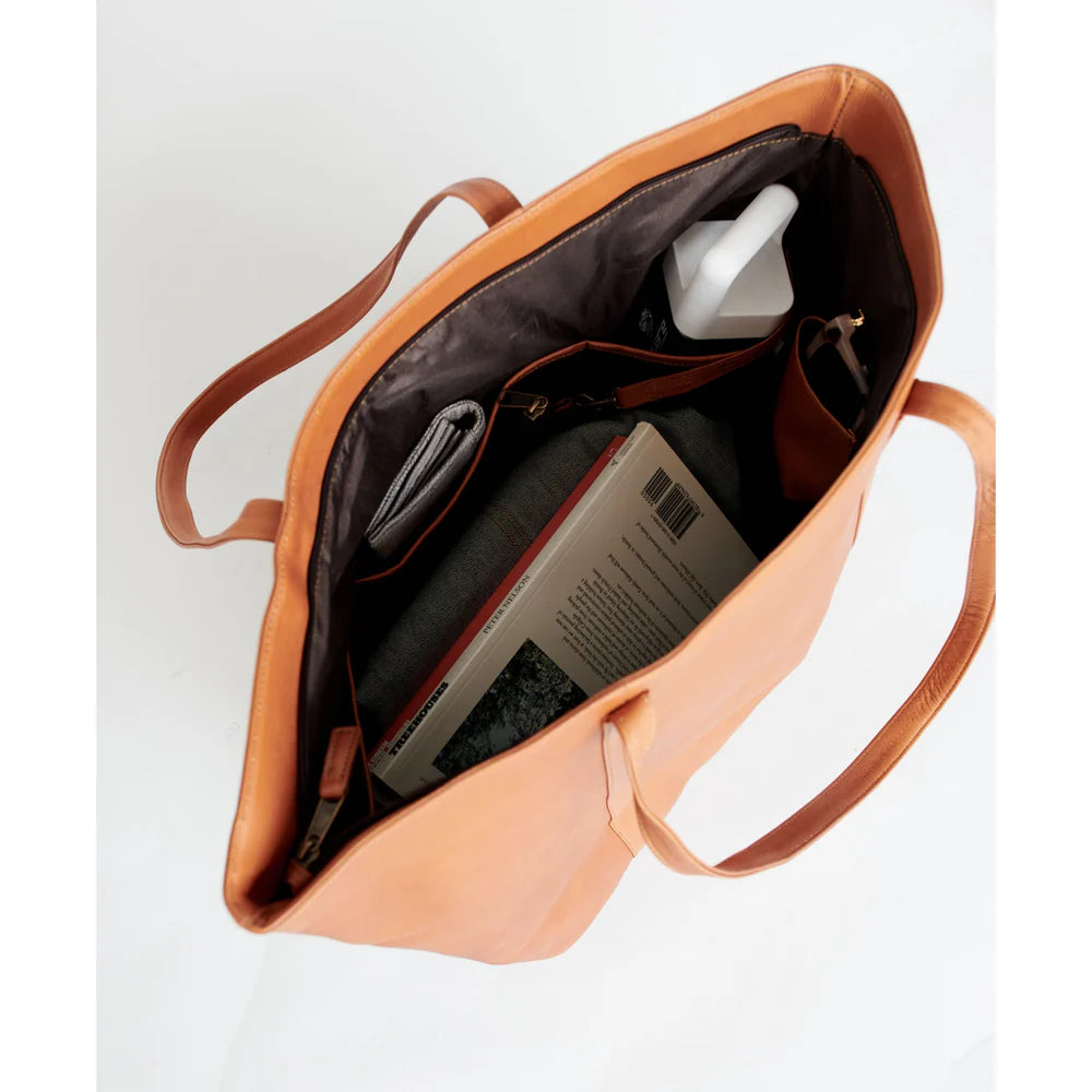 Full-Grain Executive Travel Tote