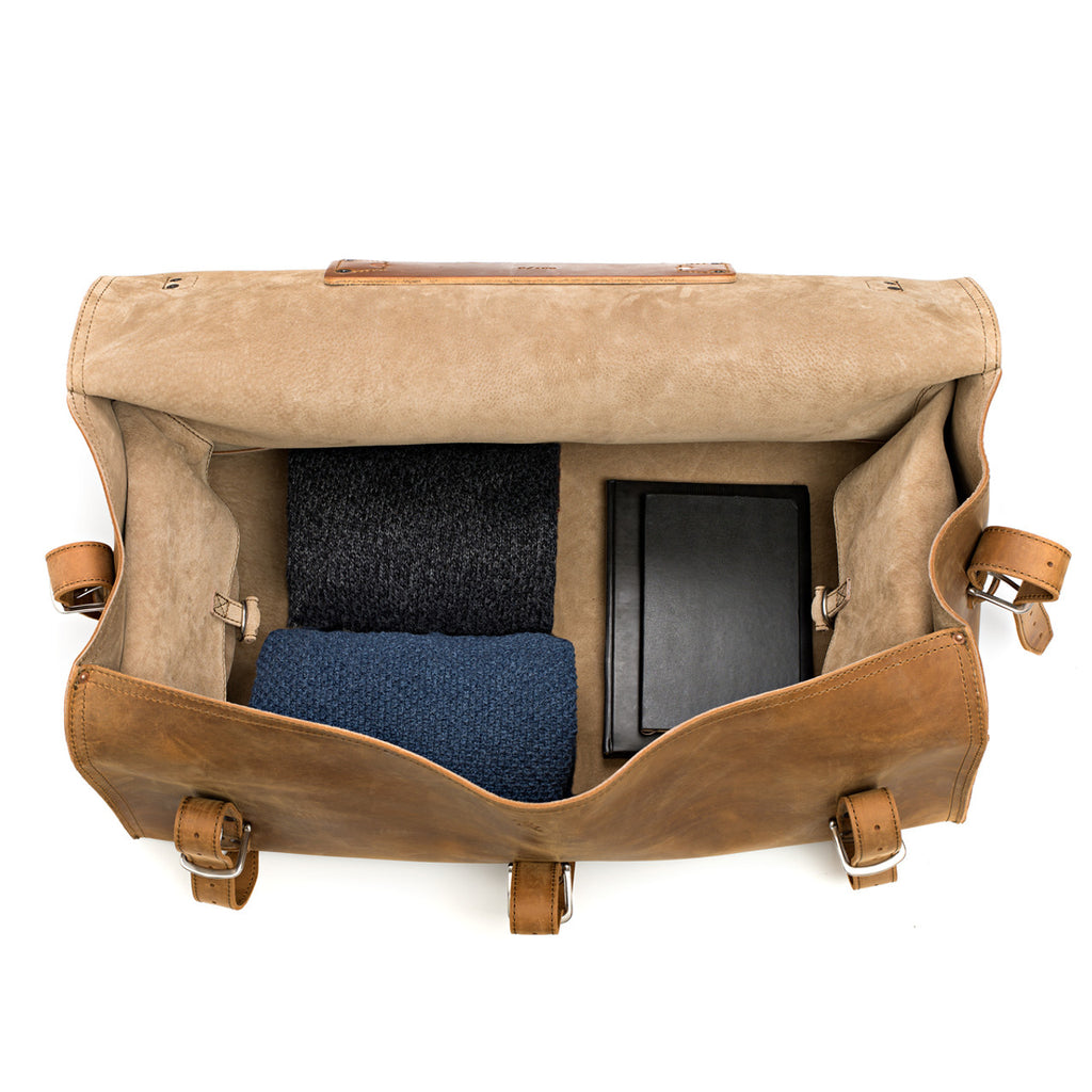 Heritage 27″ Full-Grain Leather Travel Duffle