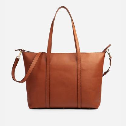 Leather Tote Bag – Classic Full Grain Work & Everyday Bag (13” Laptop)