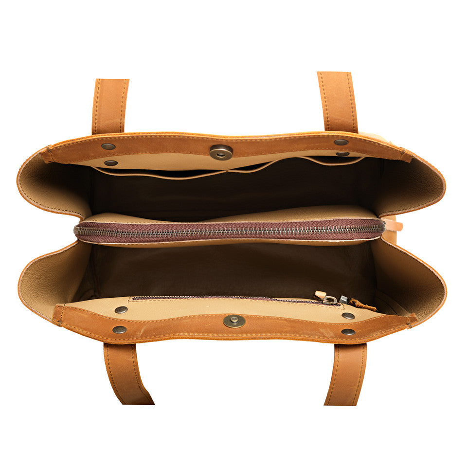 Premium Leather Organizer / Commuter Satchel