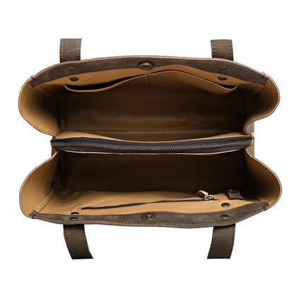 Premium Leather Organizer / Commuter Satchel