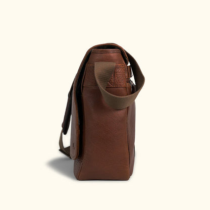 Premium Full-Grain Leather Commuter Bag