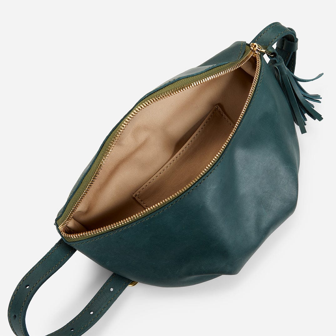 Evergreen Compact Leather Sling