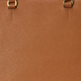 Womens Real Leather Brown Crossbody Satchel Tote Bag