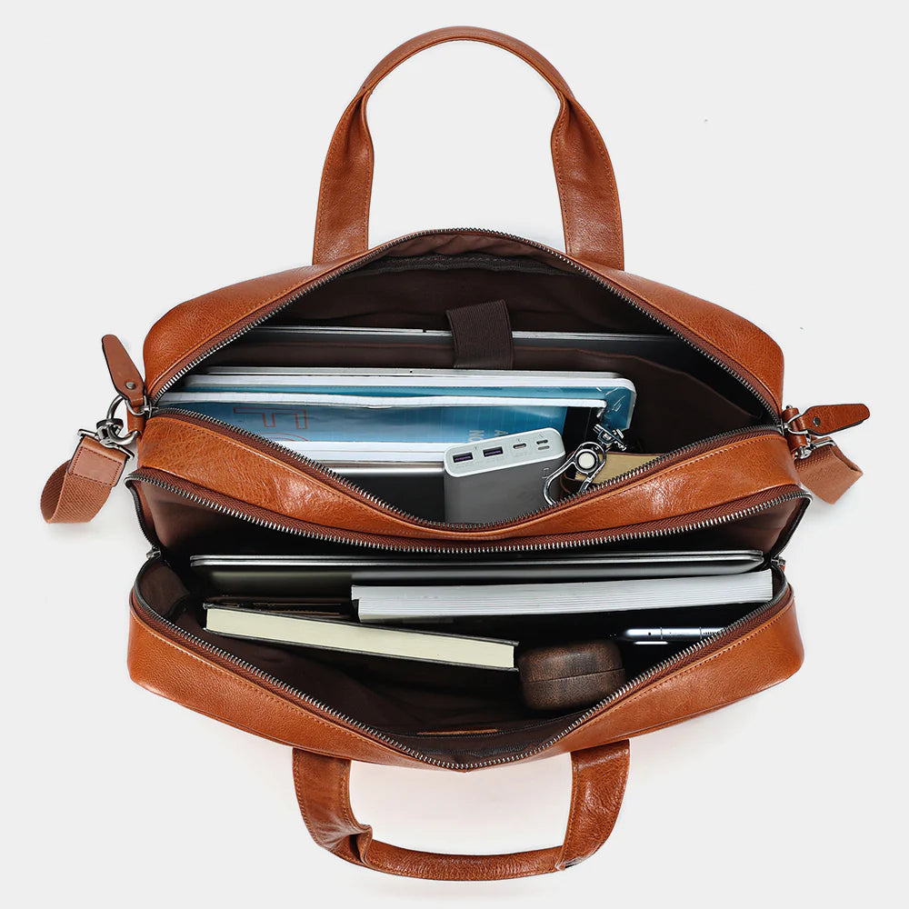 Heritage Full-Grain Work & Travel Briefcase