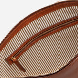 Women’s Classic Leather Tote Bag with Multi-Compartment Storage
