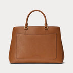 Womens Real Leather Brown Crossbody Satchel Tote Bag