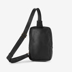 Heritage Black Leather Crossbody