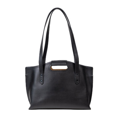 Premium Full-Grain Leather Tote with 16″ Laptop Compartment