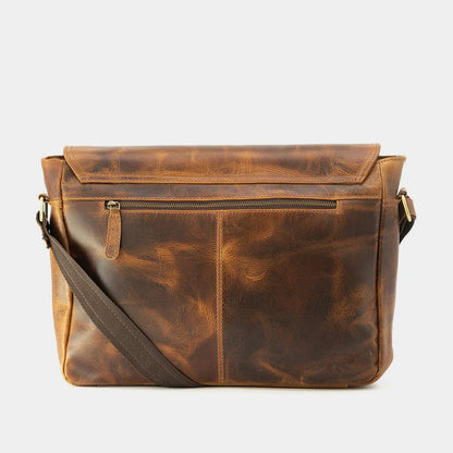 Buffalo Leather Laptop Briefcase