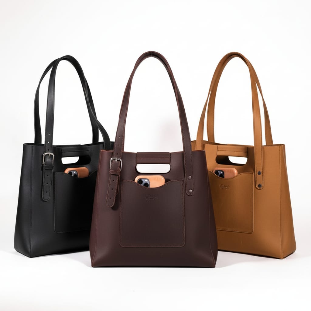 Full-Grain Leather Tote Bag