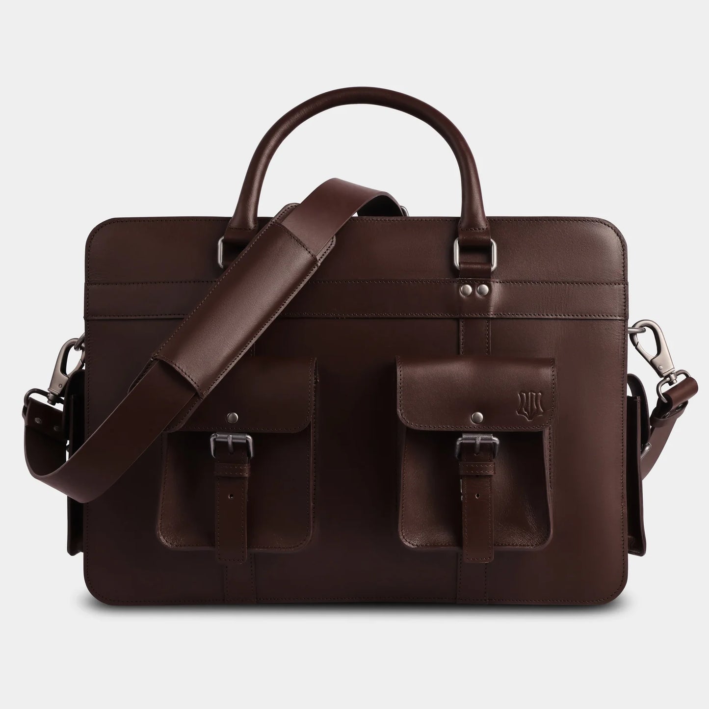 Buffalo Leather Executive Flight Briefcase – 16” Laptop Bag