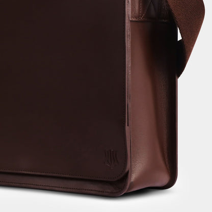 Heritage Herald Buffalo Leather Satchel