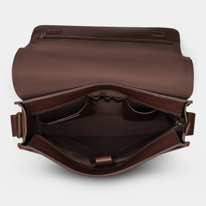 Heritage Herald Buffalo Leather Satchel