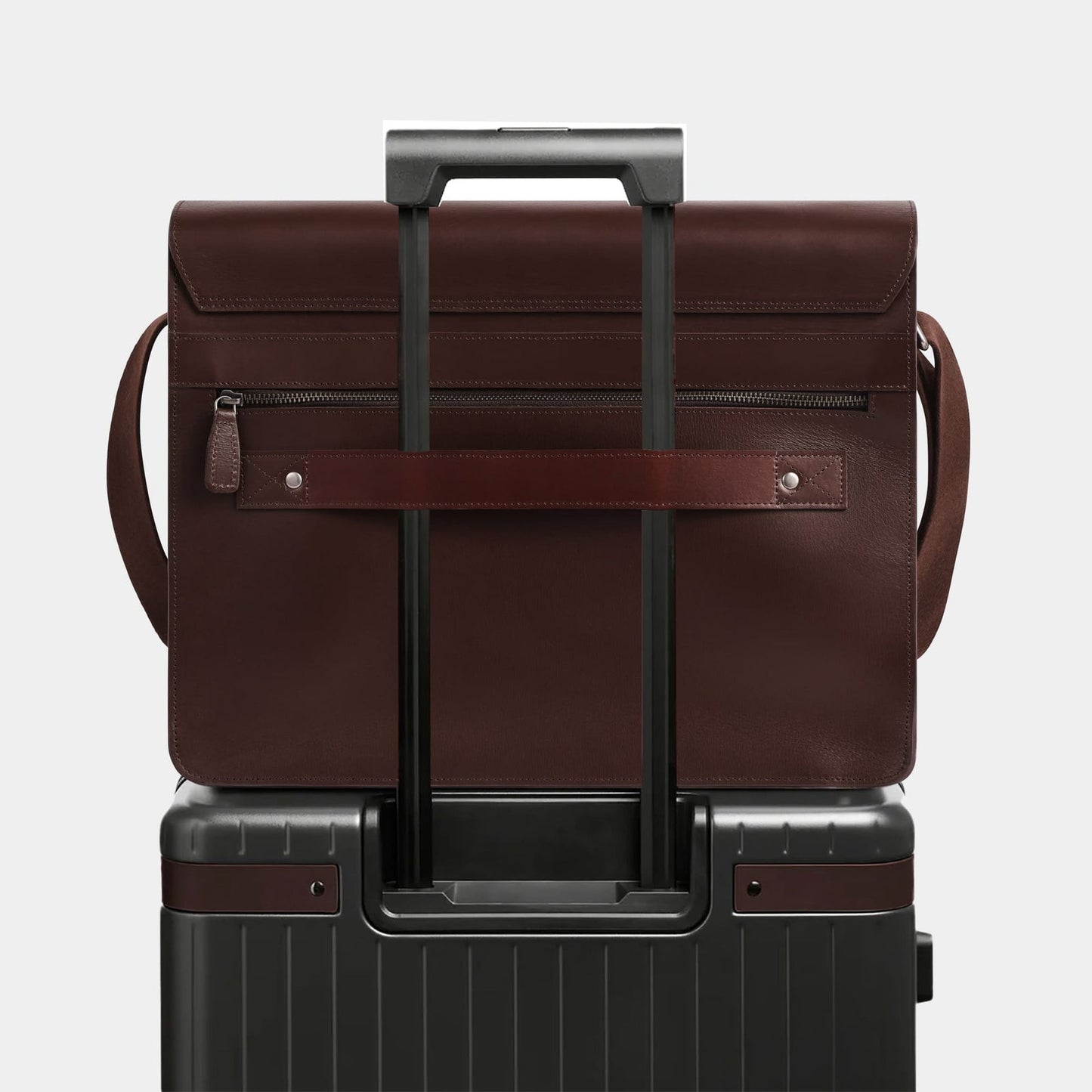 Heritage Herald Buffalo Leather Satchel