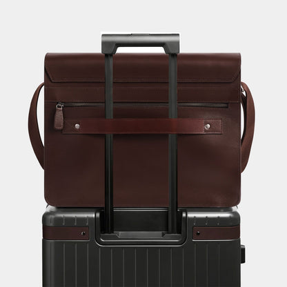 Heritage Herald Buffalo Leather Satchel