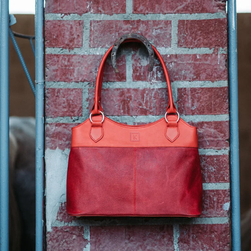 Red Leather Purse For Womens