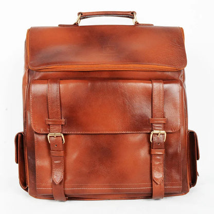mens-brown-leather-backpack