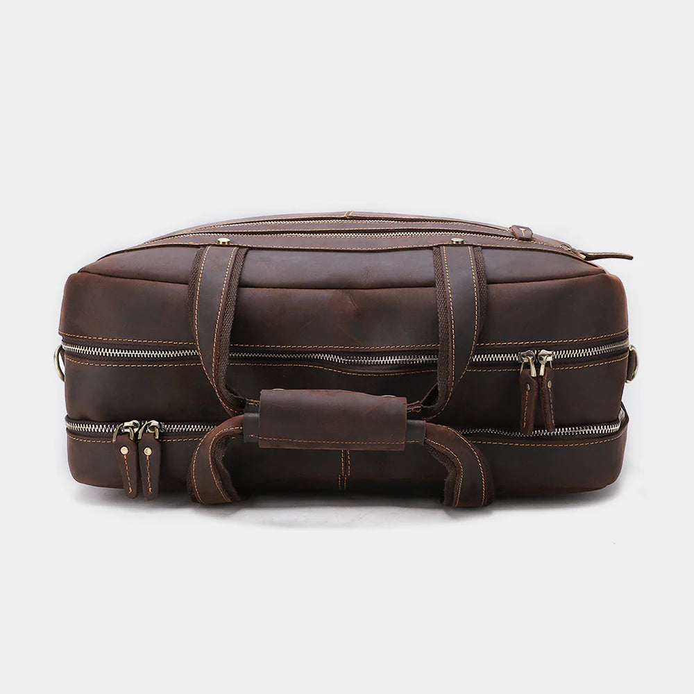 Heritage Leather 17″ Laptop Briefcase & Work Bag
