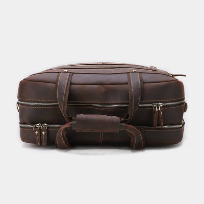 Heritage Leather 17″ Laptop Briefcase & Work Bag