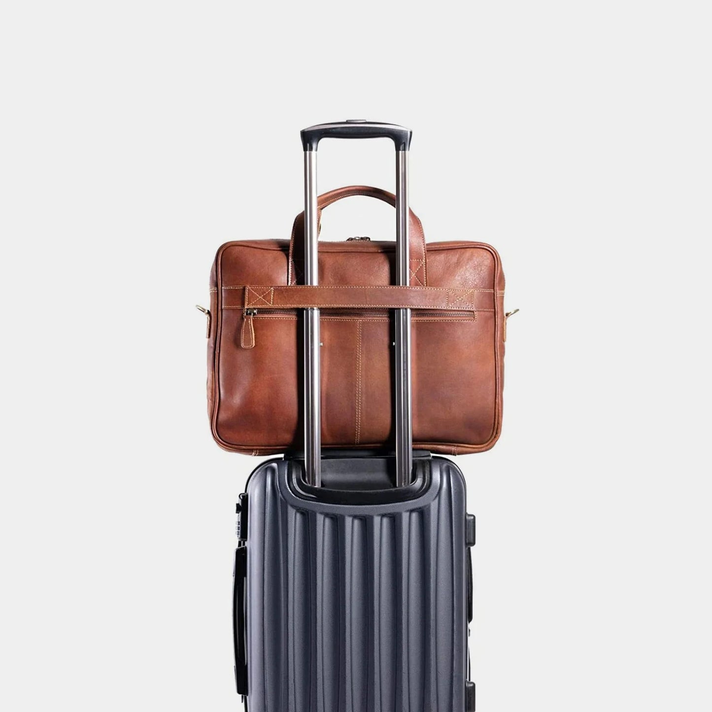 Heritage Full-Grain Leather Business Briefcase