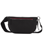 Fanny Pack Black Leather Belt Bag