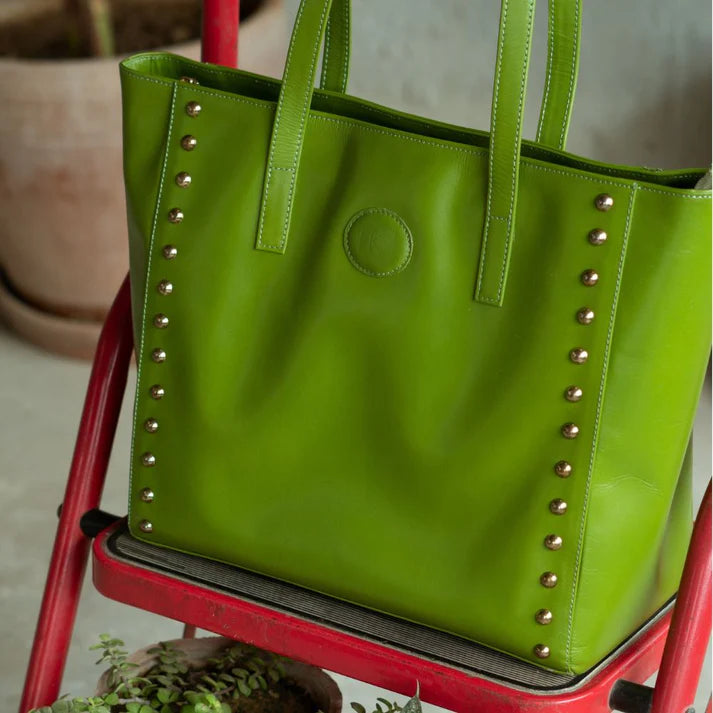 womens-green-studded-bag